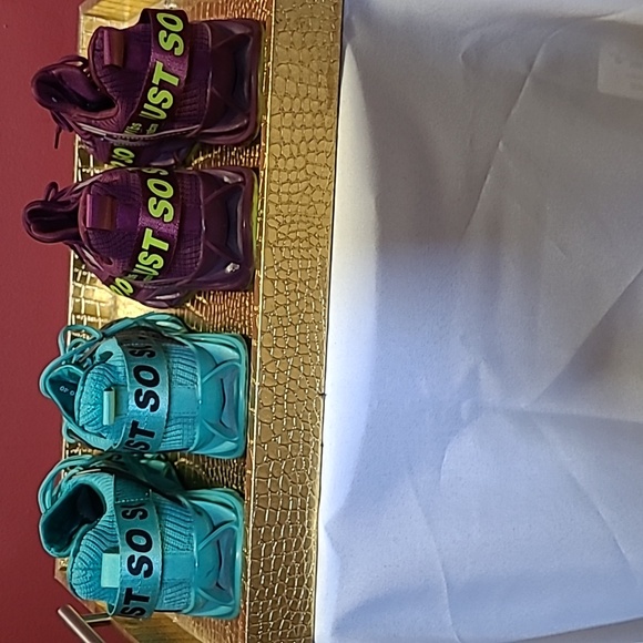 2 FOR 1-Just So So, Women's Sneakers size 40, colors wine/lime & teal/black - Picture 8 of 8